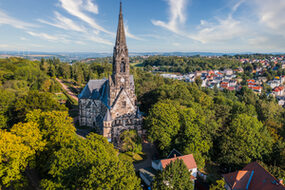 Lukaskirche von oben